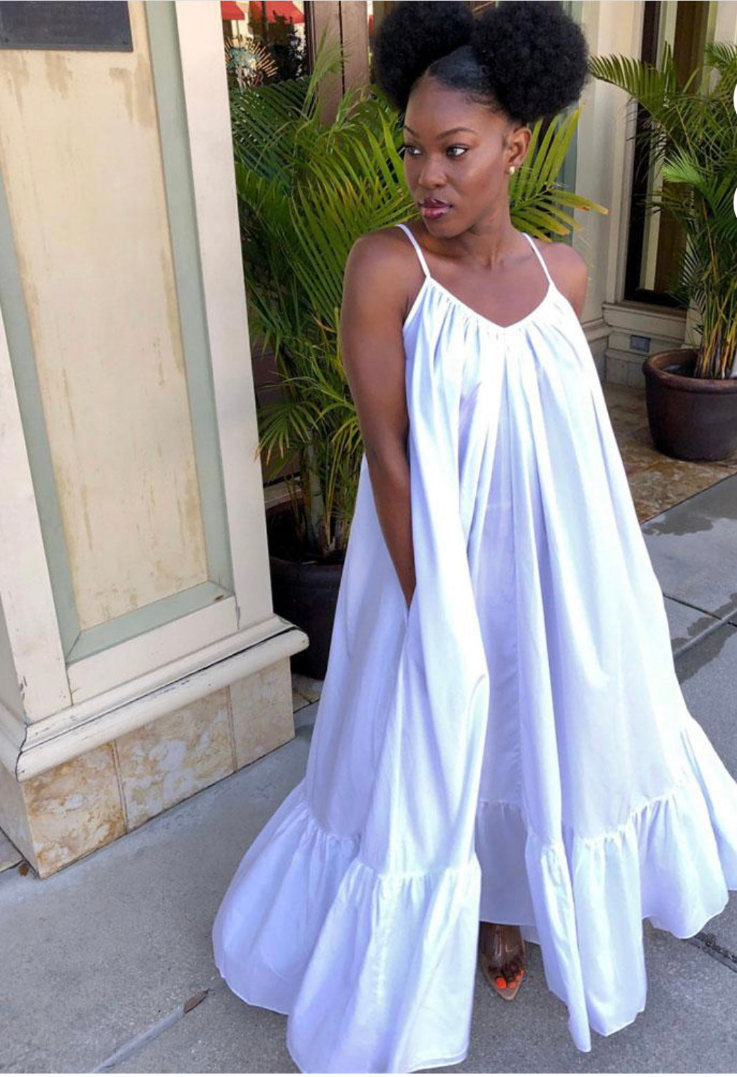 RESTOCKED!!! White Maxi Sundress