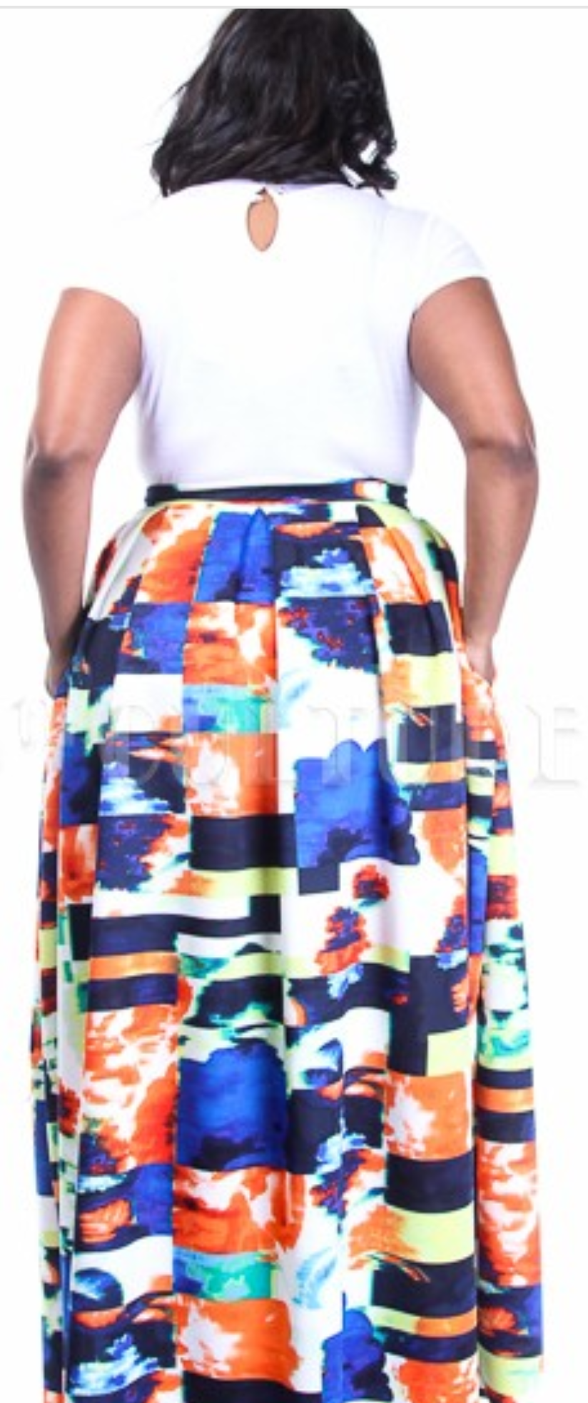In Living Color Plus Size Maxi - SistahGirl