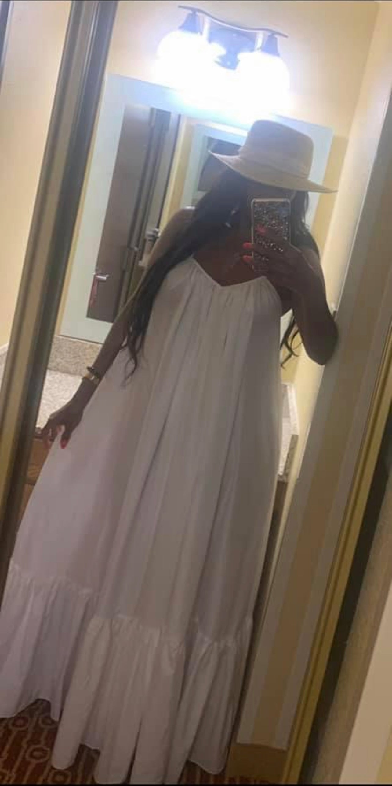 RESTOCKED!!! White Maxi Sundress
