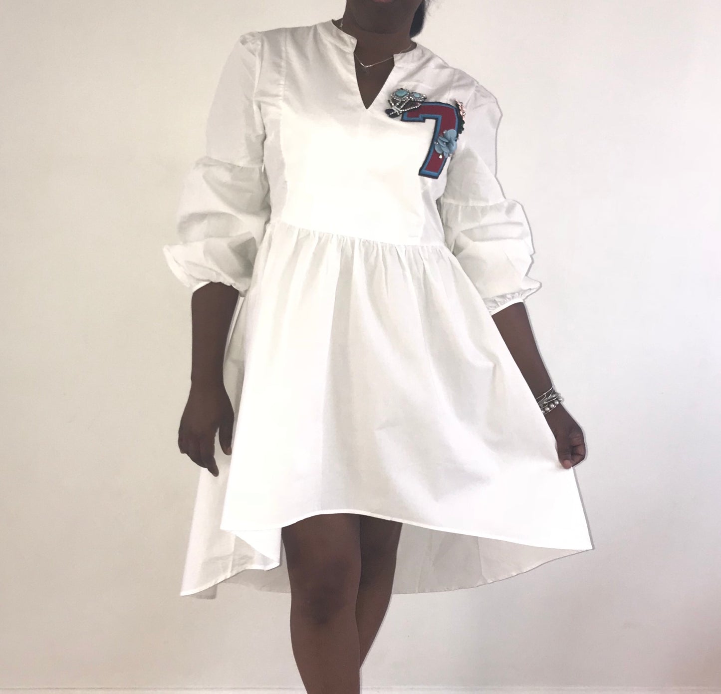 White Hi Lo  #7 Dress - SistahGirl