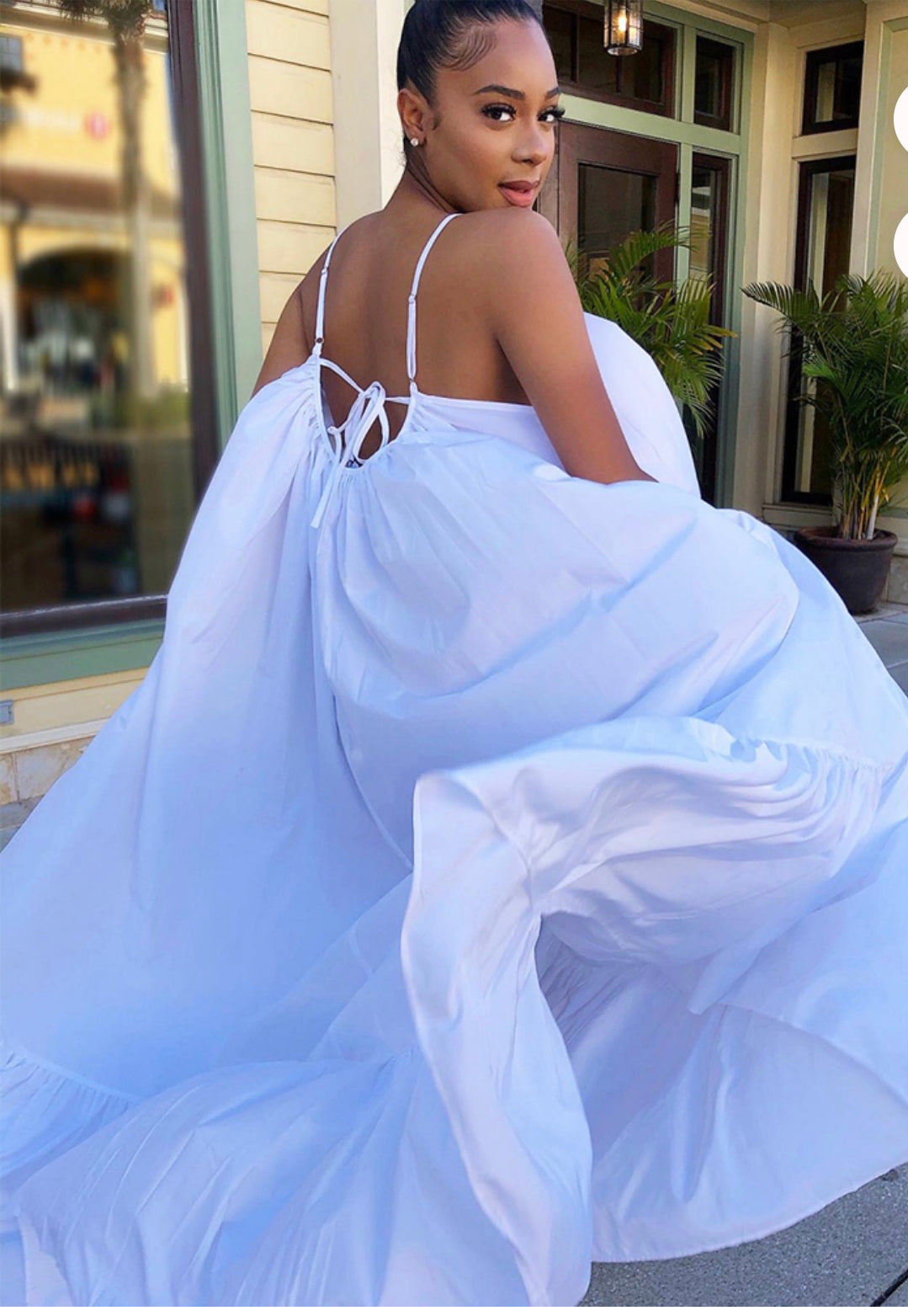 RESTOCKED!!! White Maxi Sundress