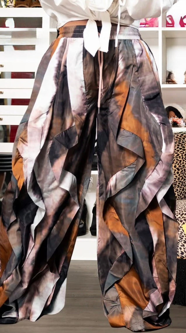 Brown Jogger Style Trouser