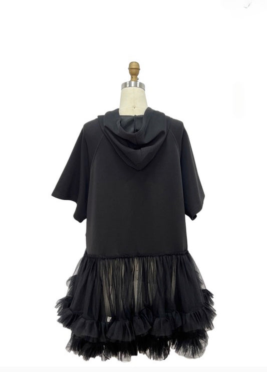 Tulle Hoodie Dress