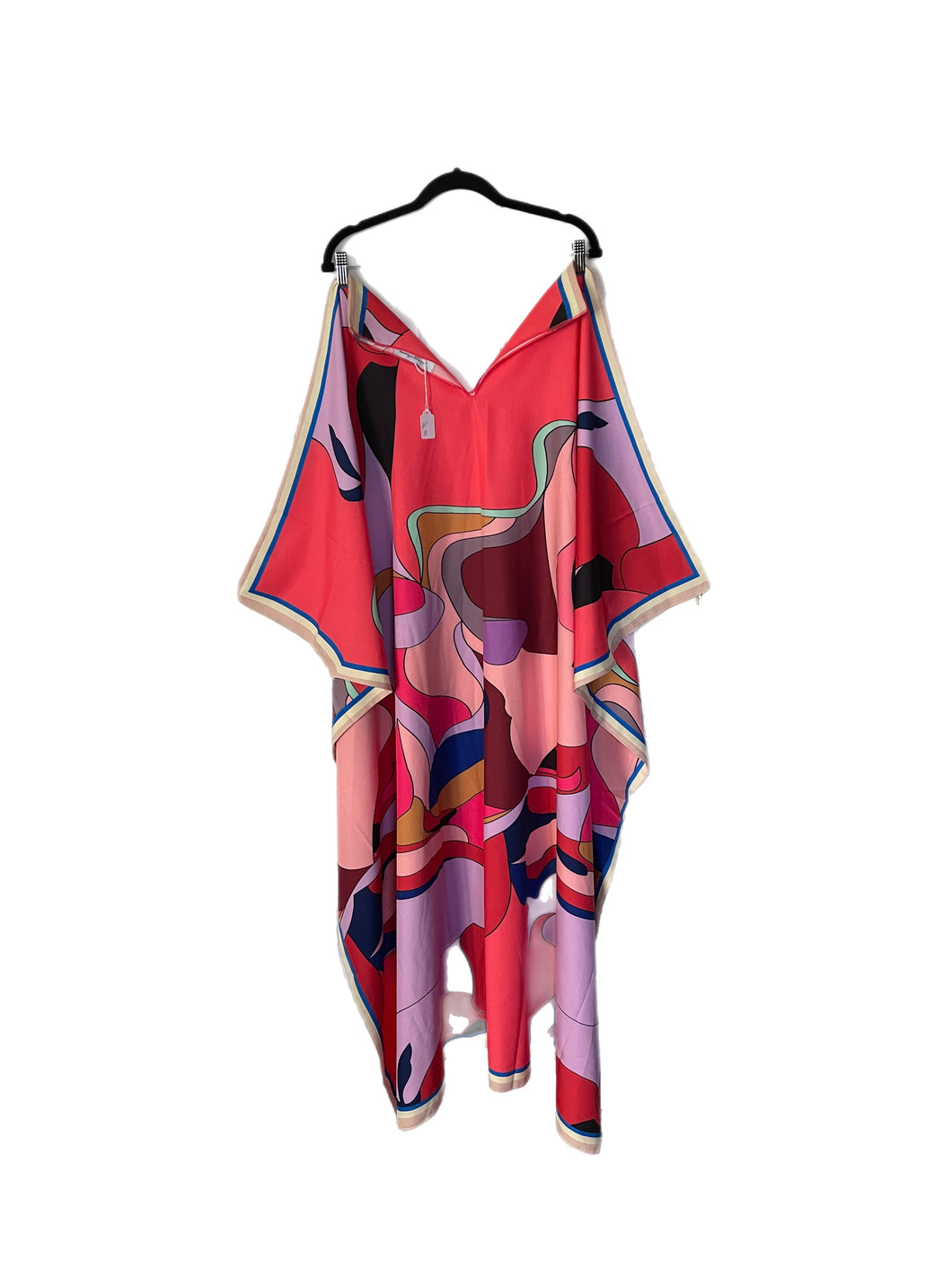 Multi Color Maxi Dress/ Kimono