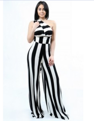 Black and White Versatile Jumpsuit - SistahGirl