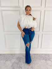 White Chiffon Top
