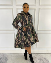 Camo Puffer Coat