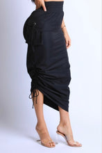 Black Windbreaker Skirt