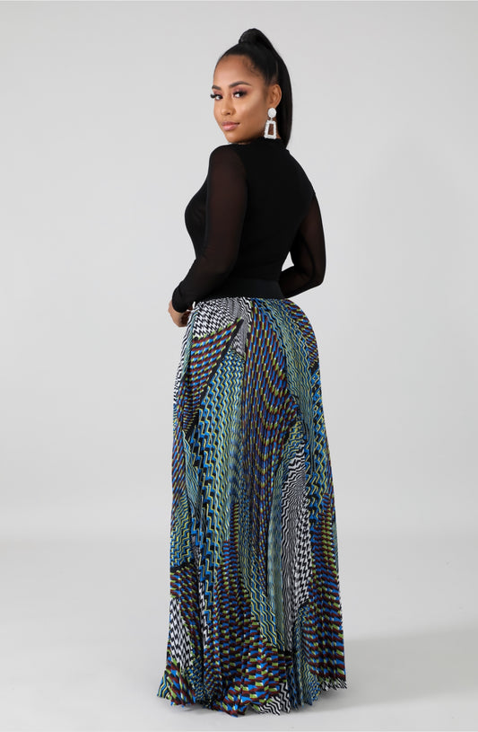 Leatherette Maxi Skirt - SistahGirl