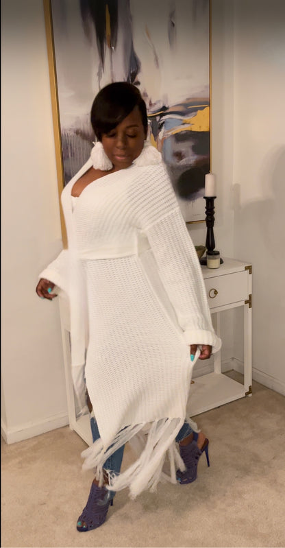 White Cardigan