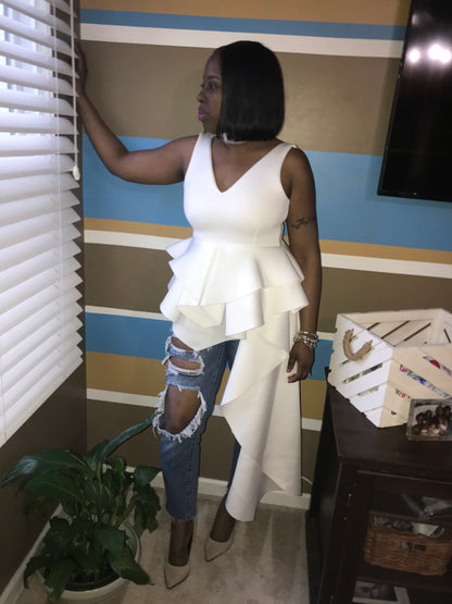 Asymmetrical Scuba Top - SistahGirl
