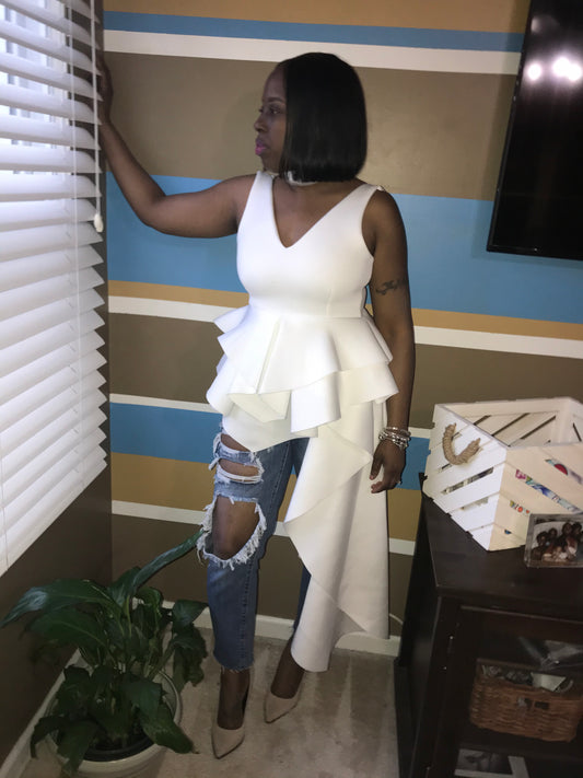 Asymmetrical Scuba Top - SistahGirl